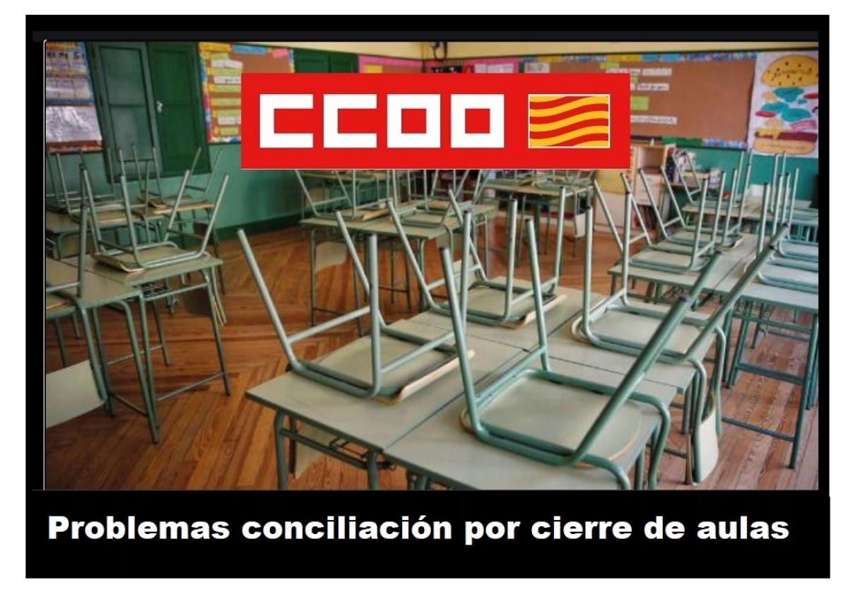 Propuesta CCOO para atender necesidades de conciliacin por cierre de aulas (Enero 2022)